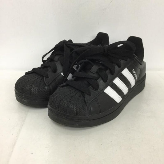 アディダス adidas スニーカー スニーカー JI0079 Superstar2 22cm 22.0cm ロゴ、文字 黒 / ブラック / X 白 / ホワイト /  レディース USED 古着 中古 10137389