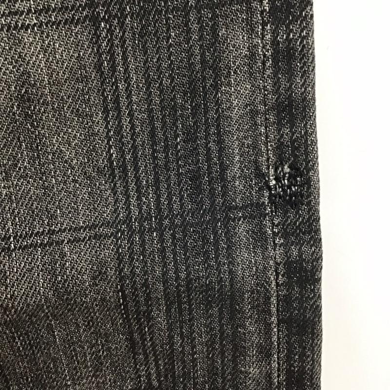 スペルバウンド SPELLBOUND パンツ デニム、ジーンズ デニムパンツ ストレートパンツ ワイドパンツ カジュアルパンツ M プリント 黒 / ブラック /  メンズ USED 古着 中古 10113118