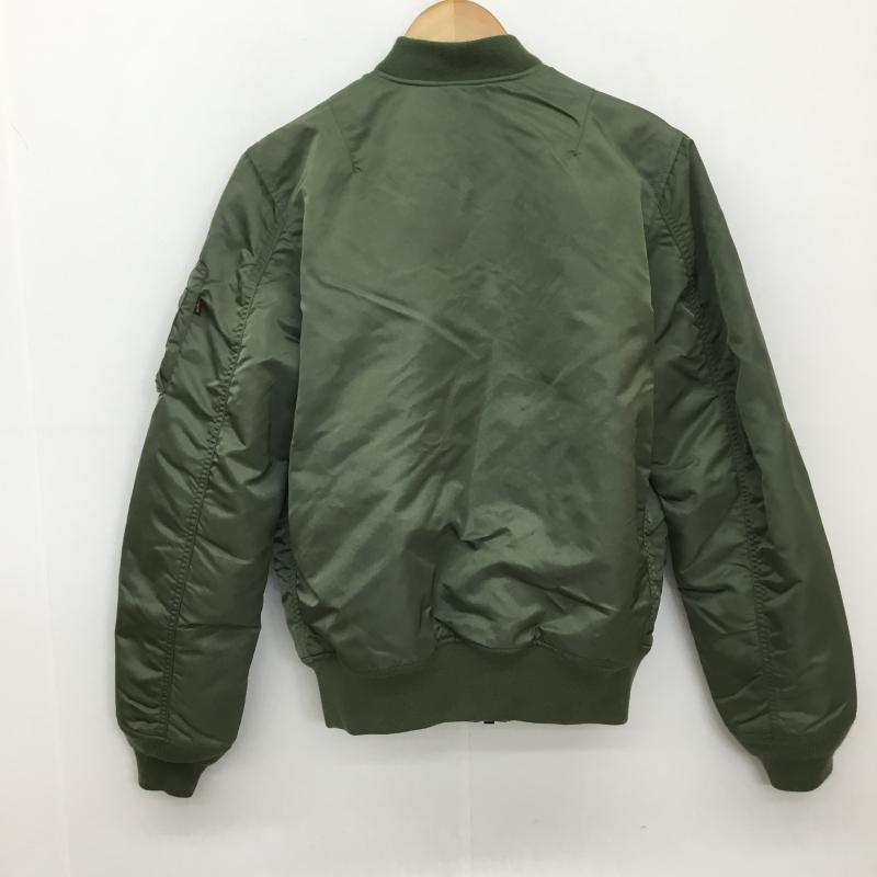 アルファ ALPHA ジャケット、上着 ジャンパー、ブルゾン MA-1 M 無地 緑 / グリーン /  メンズ USED 古着 中古 10137357