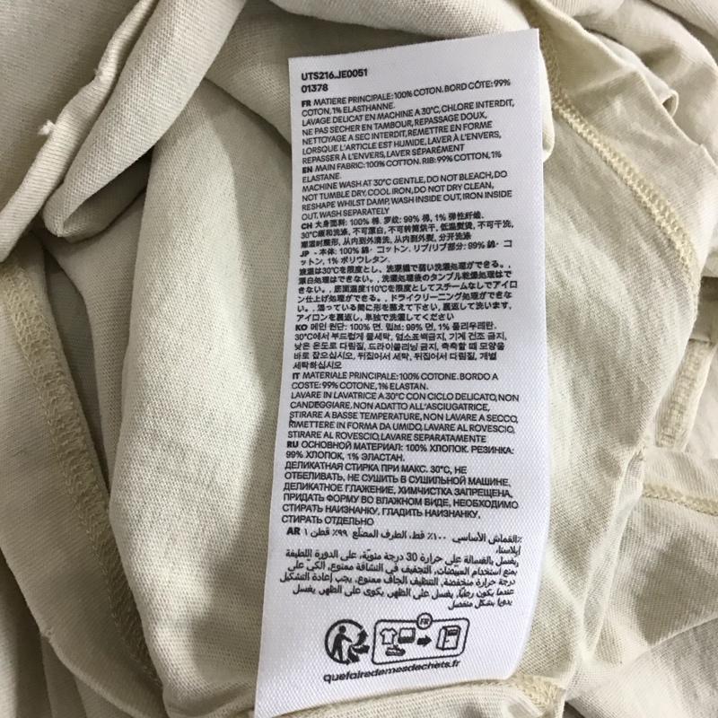 アミアレクサンドルマテュッシ AMI Alexandre Mattiussi カットソー 長袖 長袖カットソー 無地カットソー クルーネック M ロゴ、文字 ベージュ / ベージュ /  メンズ USED 古着 中古 10142356