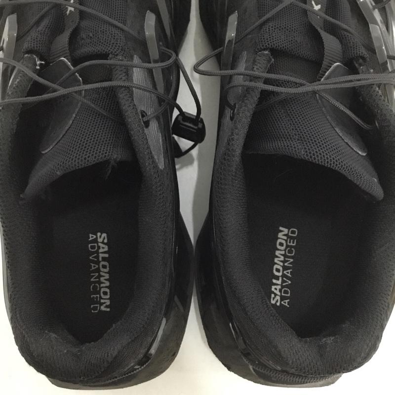 サロモン SALOMON スニーカー スニーカー 187982 XT.PU.RE ADVANCED 27cm 27.0cm ロゴ、文字 黒 / ブラック /  メンズ USED 古着 中古 10147561