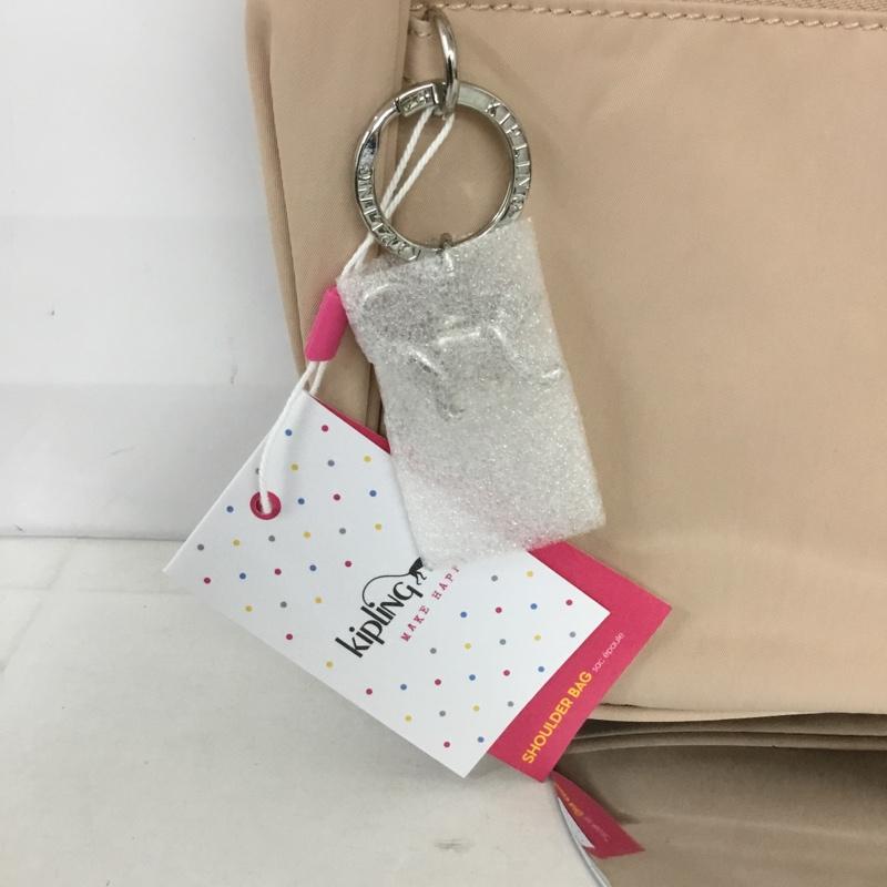 キプリング kipling ショルダーバッグ ショルダーバッグ K1530809Q タグ付き ロゴ、文字 ベージュ / ベージュ /  レディース USED 古着 中古 10131720