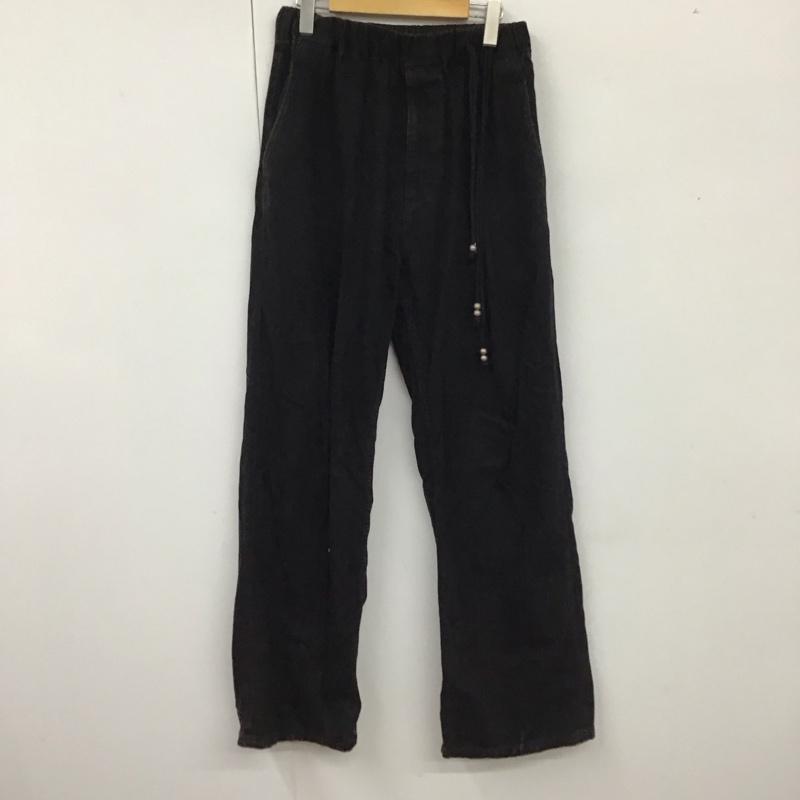 クリスチャンダダ CHRISTIAN DADA パンツ ワークパンツ、ペインターパンツ ワークパンツ ワイドパンツ カジュアルパンツ 46 無地 黒 / ブラック /  メンズ USED 古着 中古 10114667