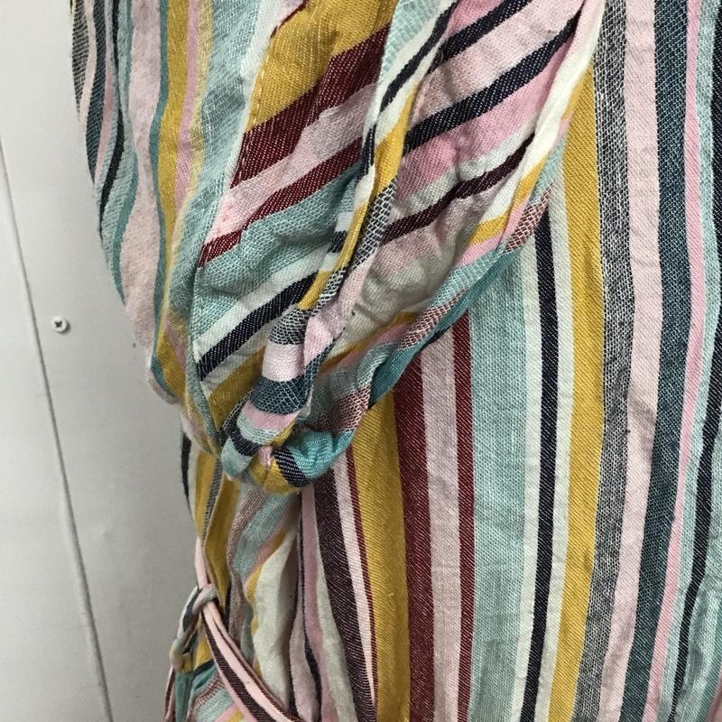 ザラ ZARA ワンピース ロングスカート L ストライプ マルチカラー / マルチカラー /  レディース USED 古着 中古 10121424