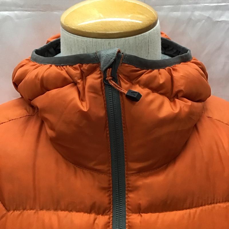 エディーバウアー Eddie Bauer ジャケット、上着 ジャンパー、ブルゾン ジップアップジャケット ジャンパー ダウンジャケット カジュアルジャケット アウター M ロゴ、文字 橙 / オレンジ /  メンズ USED 古着 中古 10110767