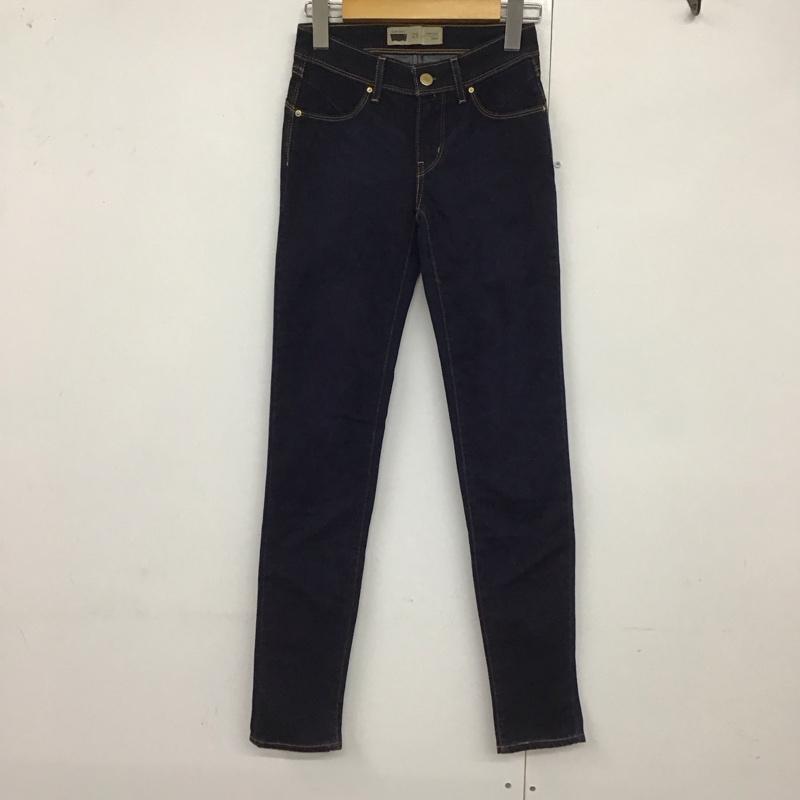 リーバイス Levi s パンツ デニム、ジーンズ デニムパンツ スリムパンツ ストレッチパンツ タイトジーンズ 無地 インディゴ / インディゴ /  レディース USED 古着 中古 10123840