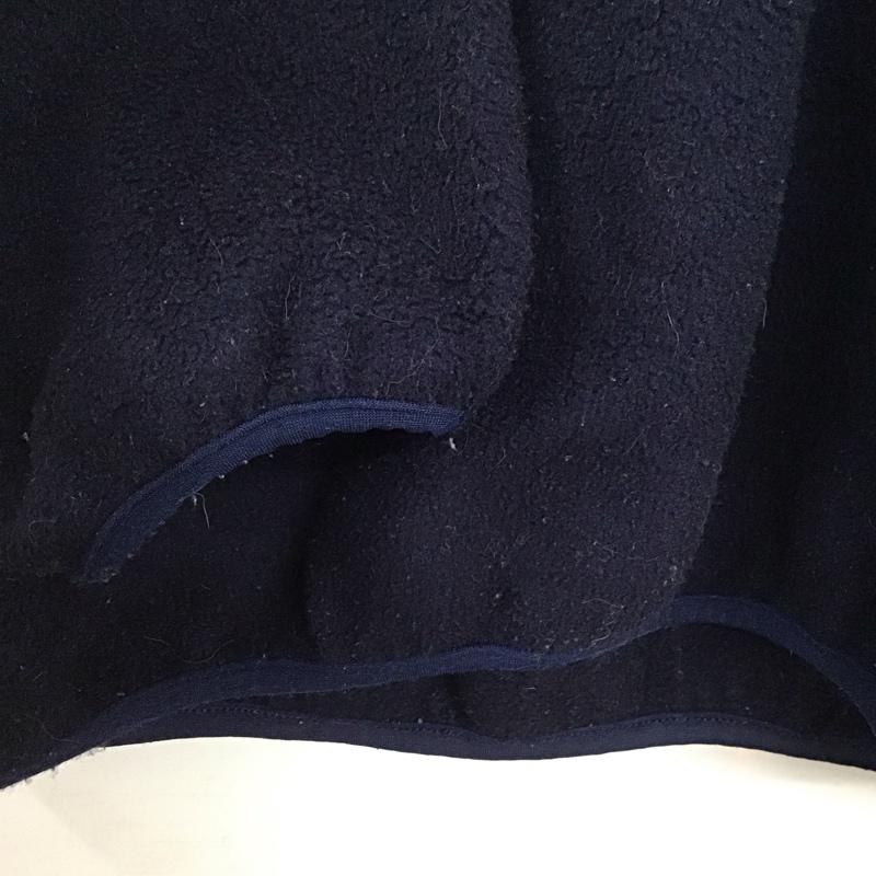 パタゴニア patagonia ジャケット、上着 ジャケット、ブレザー フリースジャケット プルオーバー スタンドネック 90s usa製 雪無しタグ S ロゴ、文字 紺 / ネイビー /  メンズ USED 古着 中古 10143525
