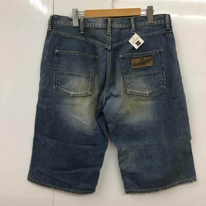 アベイシングエイプ A BATHING APE パンツ ショートパンツ デニムショートパンツ L 無地 水色 / ライトブルー /  メンズ USED 古着 中古 10113970