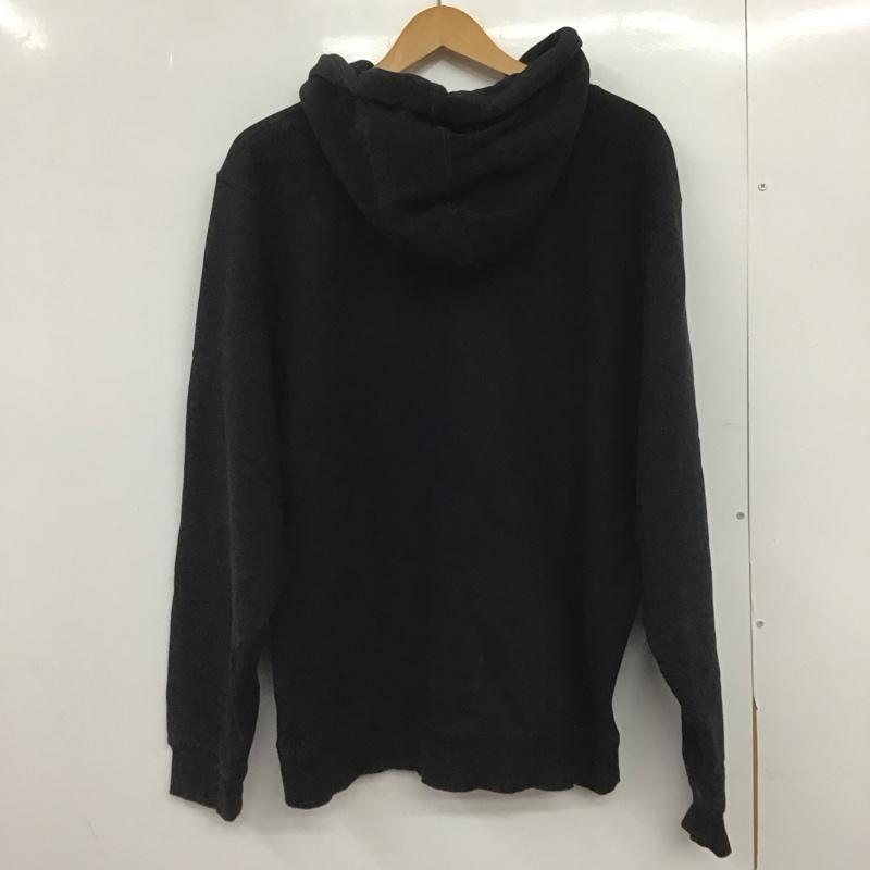 ステューシー STUSSY パーカー 長袖 長袖パーカー プルオーバーパーカー スウェット L ロゴ、文字 黒 / ブラック /  メンズ USED 古着 中古 10148339