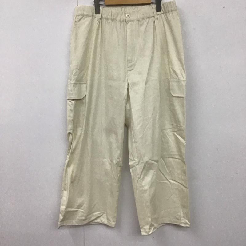 ロッキーモンロー Rocky Monroe パンツ ワークパンツ、ペインターパンツ 11946 ストレッチミリタリーカーゴパンツ ワイドパンツ カジュアルパンツ LL 無地 白 / ホワイト /  メンズ USED 古着 中古 10107208