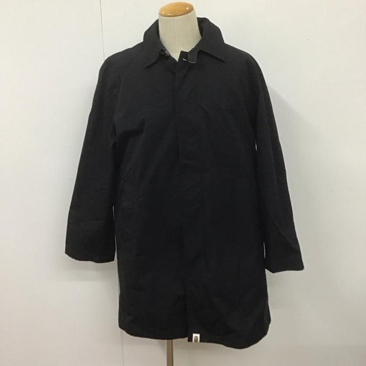 アベイシングエイプ A BATHING APE ジャケット、上着 ジャケット、ブレザー ロングジャケット ロングコート カラージャケット アウター FREE 無地 黒 / ブラック /  メンズ USED 古着 中古 10108642