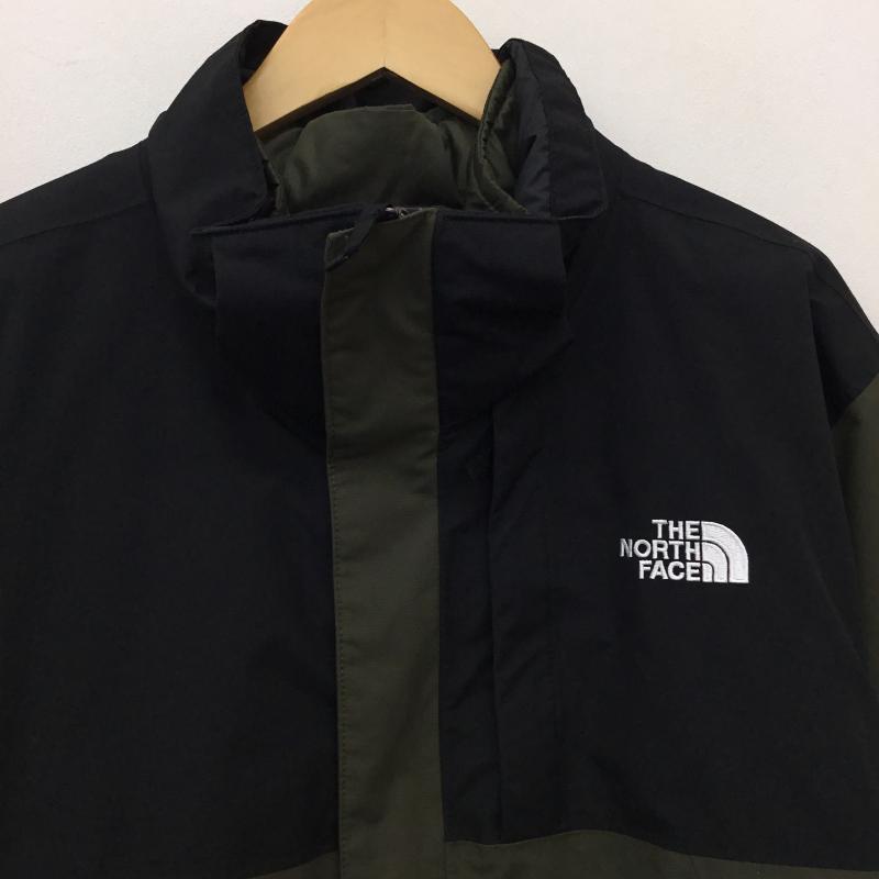 ザノースフェイス THE NORTH FACE ジャケット、上着 ジャンパー、ブルゾン A52AN XL ロゴ、文字 黒 / ブラック / X カーキ / カーキ /  メンズ USED 古着 中古 10143905