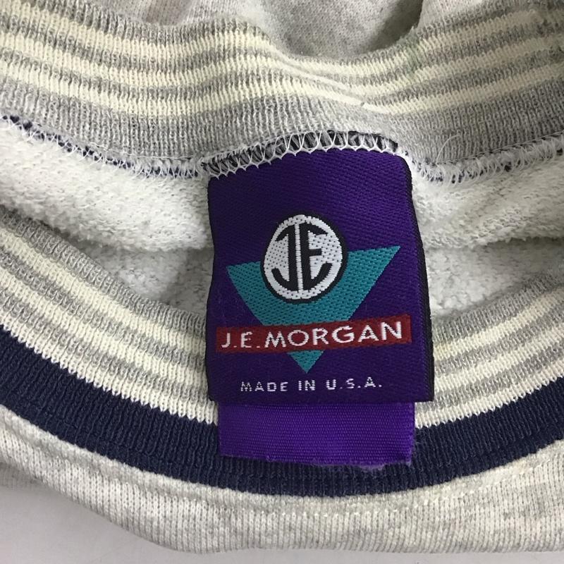 ジェーイーモーガン JEMORGAN トレーナー 長袖 長袖トレーナー スウェット クルーネック リブスウェットカットソー 90s 無地 灰 / グレー /  メンズ USED 古着 中古 10124494