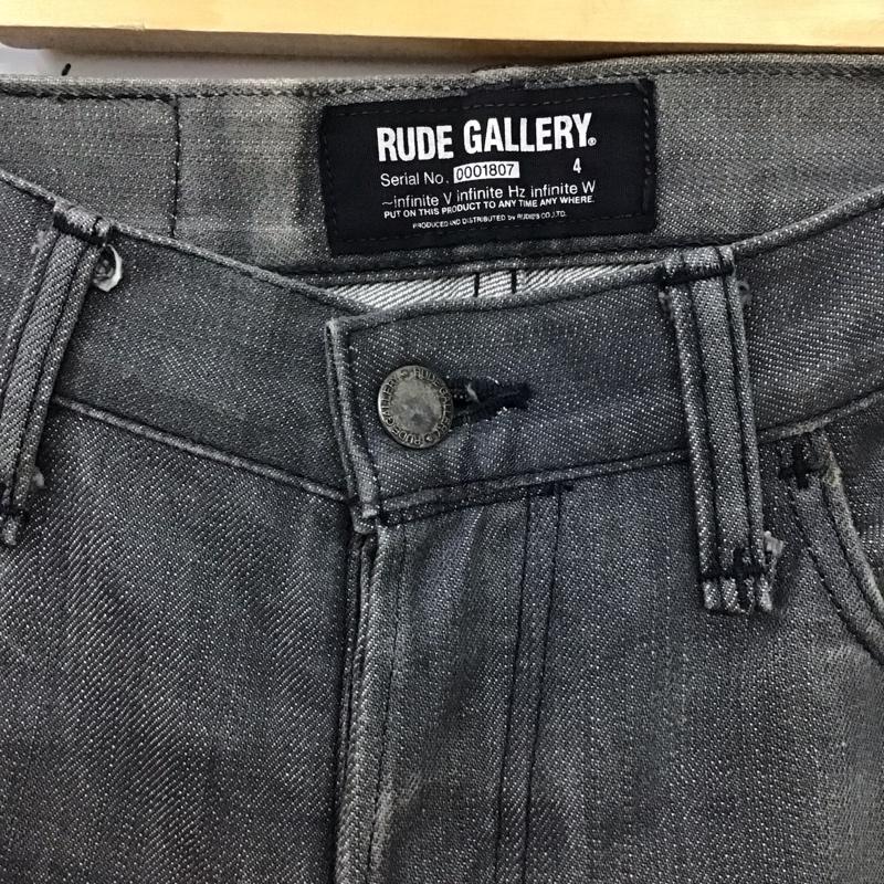 ルードギャラリー RUDE GALLERY パンツ デニム、ジーンズ デニムパンツ ストレートパンツ ワイドパンツ カジュアルパンツ 4  黒 / ブラック /  メンズ USED 古着 中古 10117852