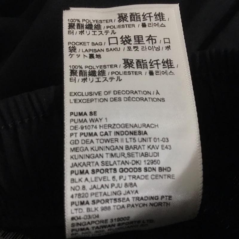 プーマ PUMA パンツ ワークパンツ、ペインターパンツ 523701 01 テーパードパンツ ランニングウェア ロングパンツ スポーツウェア XL ロゴ、文字 黒 / ブラック /  メンズ USED 古着 中古 10138939