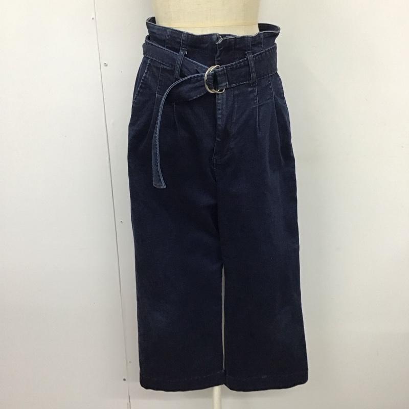 フリークスストア FREAK S STORE パンツ デニム、ジーンズ デニムパンツ ワイドパンツ ストレートパンツ カジュアルパンツ M 無地 インディゴ / インディゴ /  レディース USED 古着 中古 10117860