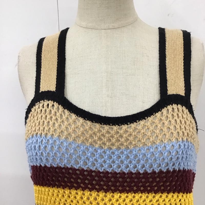ザラ ZARA ワンピース ロングスカート M  マルチカラー / マルチカラー /  レディース USED 古着 中古 10121423
