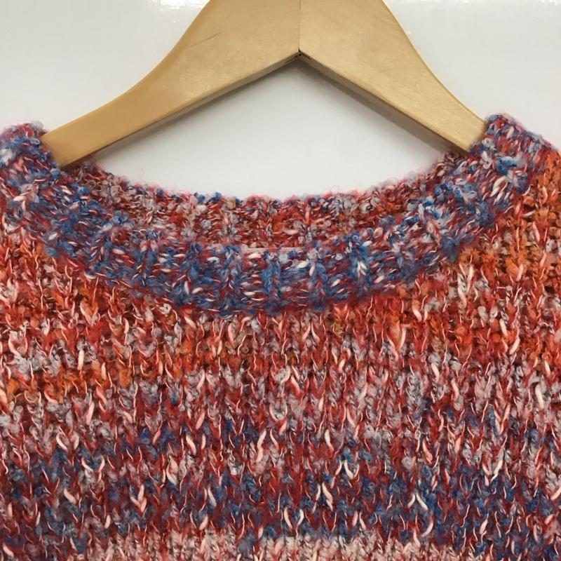 レプシィム LEPSIM ニット、セーター 長袖 長袖ニットカットソー プルオーバー セーター FREE プリント マルチカラー / マルチカラー /  レディース USED 古着 中古 10147650