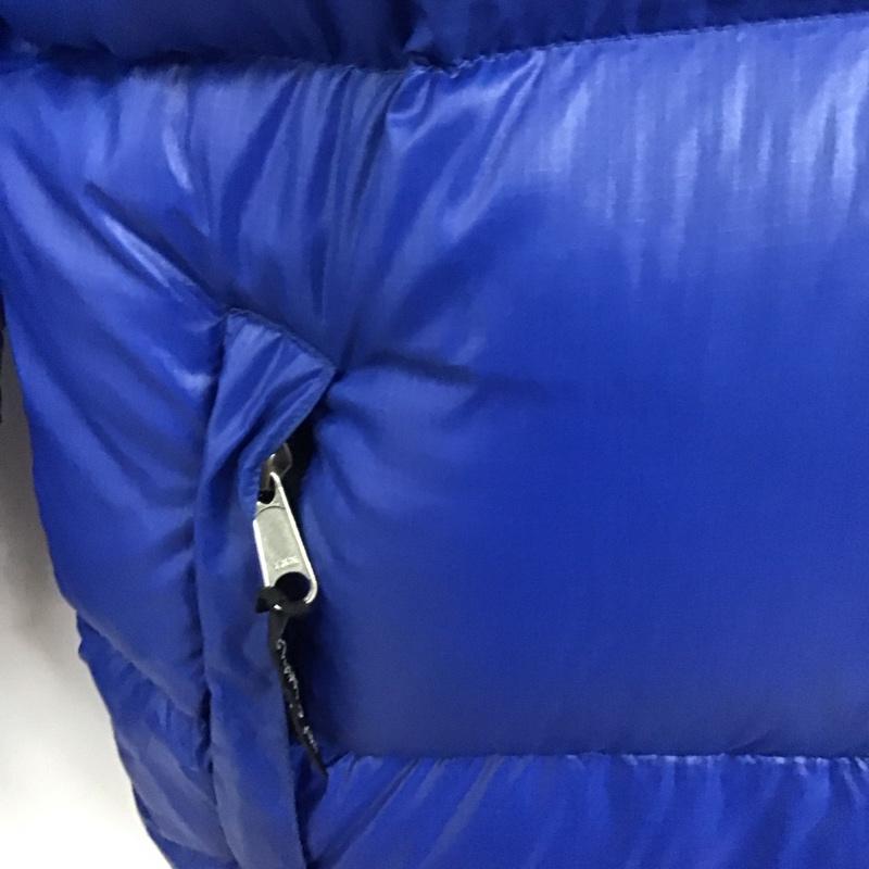 ザノースフェイス THE NORTH FACE ジャケット、上着 ジャンパー、ブルゾン ジップアップジャケット ジャンパー ダウンジャケット カジュアルジャケット アウター XL ロゴ、文字 黒 / ブラック / X 青 / ブルー /  メンズ USED 古着 中古 10106760