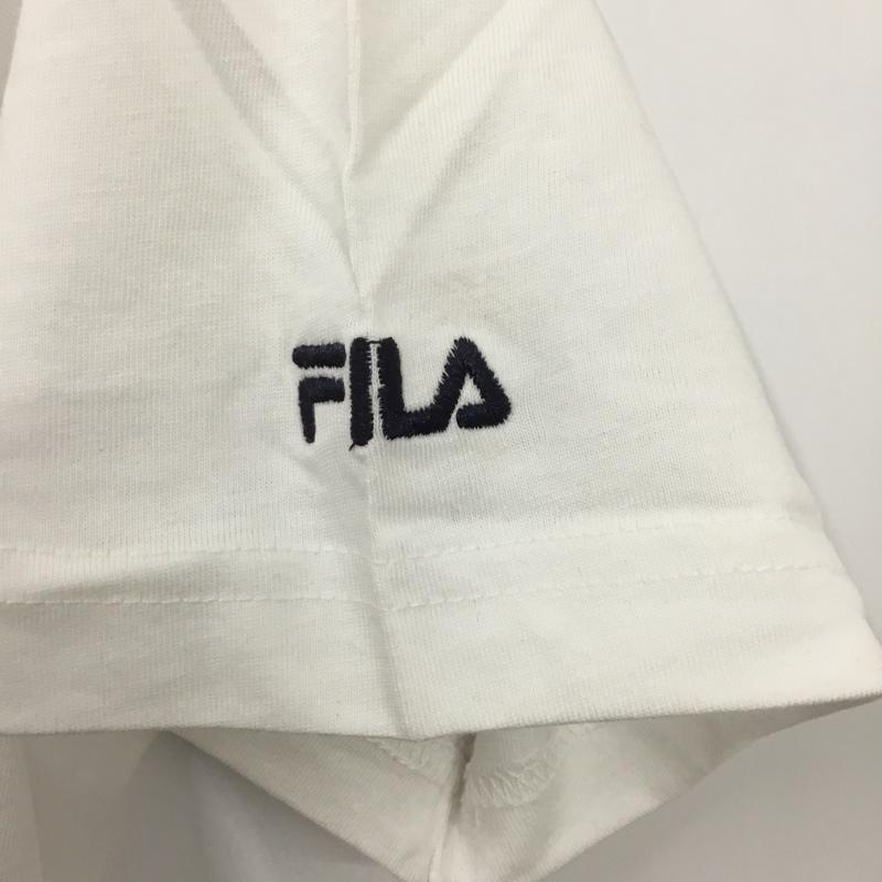 フィラ FILA Tシャツ 半袖 FH7494 クルーネック タグ付き M ロゴ、文字 白 / ホワイト /  メンズ USED 古着 中古 10133042