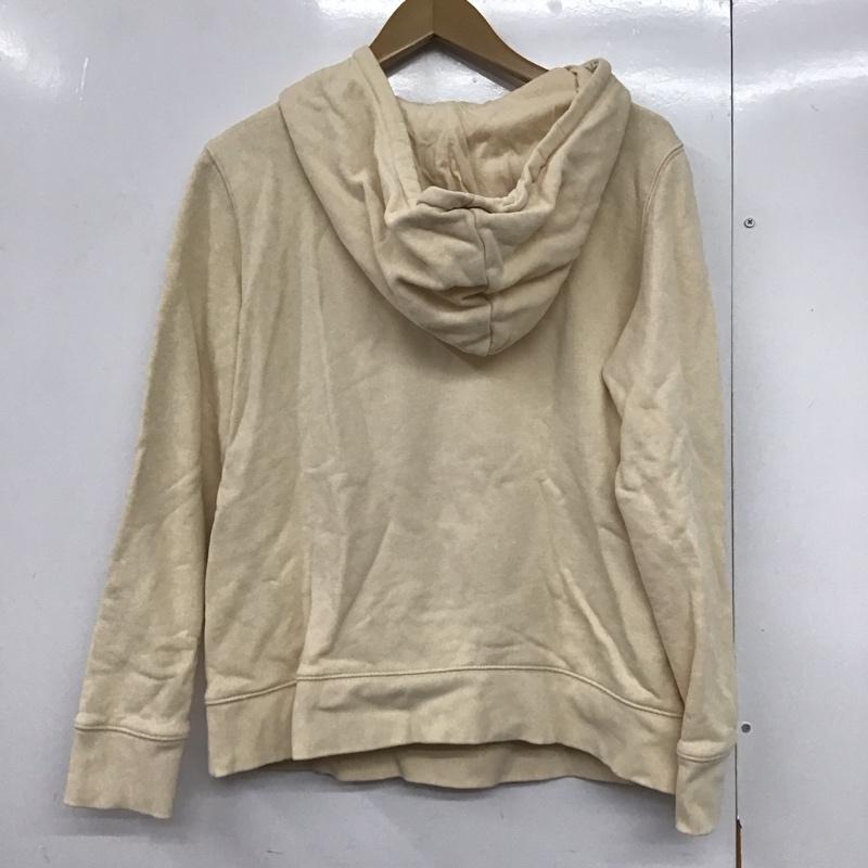 アディダス adidas パーカー 長袖 CE2414 ビッグロゴパーカー ロゴ、文字 X プリント ベージュ / ベージュ /  レディース USED 古着 中古 10141719