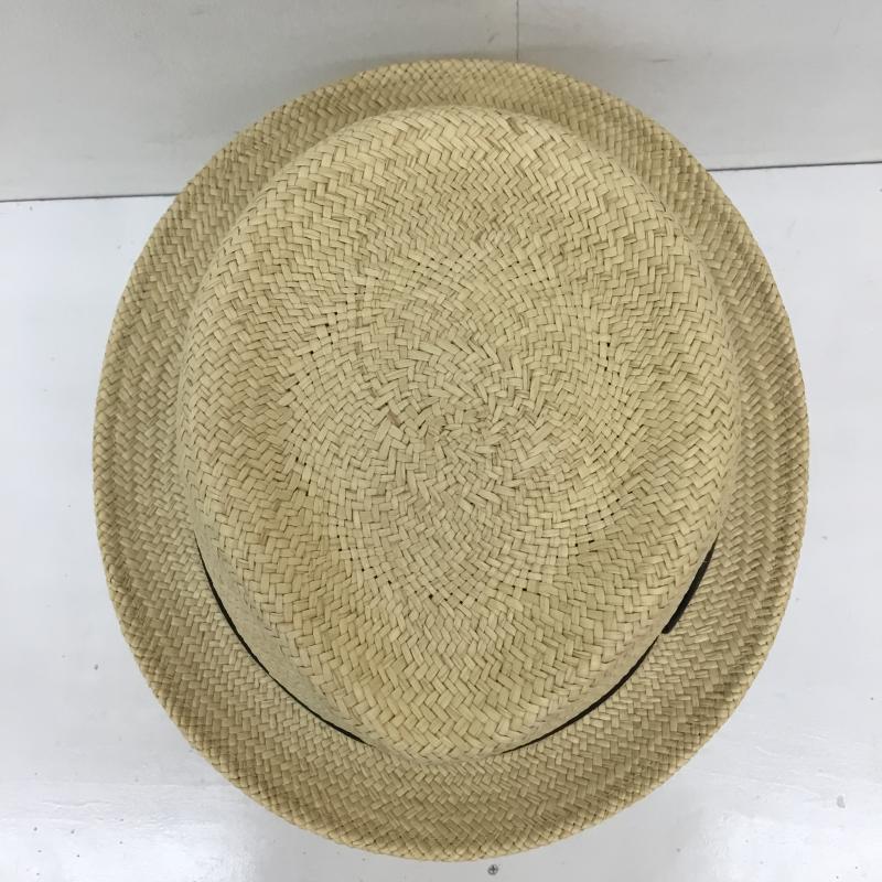 フラットヘッド The Flat Head 帽子 ハット ストローハット FREE 無地 ベージュ / ベージュ /  メンズ USED 古着 中古 10134019