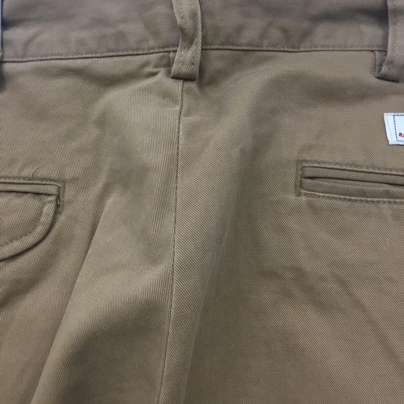 ポロバイラルフローレン Polo by RALPH LAUREN パンツ チノパン チノパン カジュアルパンツ ワイドパンツ ストレートパンツ 35インチ 無地 ベージュ / ベージュ /  メンズ USED 古着 中古 10120688