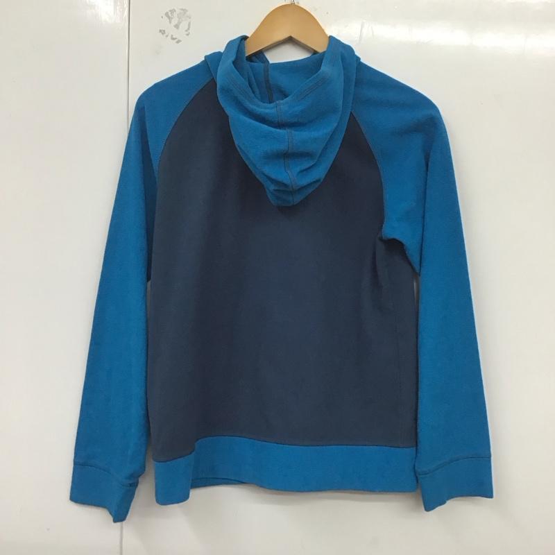 ザノースフェイス THE NORTH FACE ジャケット、上着 ジャケット、ブレザー ジップアップジャケット フリースジャケット アウター パーカー L ロゴ、文字 紺 / ネイビー /  ボーイズ USED 古着 中古 10128966