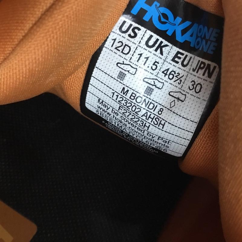 ホカ HOKA スニーカー スニーカー 1123202 ランニングシューズ 30cm 30.0cm ロゴ、文字 橙 / オレンジ /  メンズ USED 古着 中古 10134545