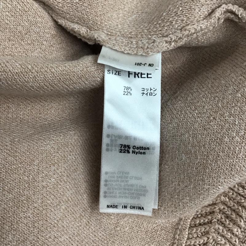 マウジー MOUSSY ニット、セーター 長袖 010ASA70-1190 オーバーサイズ FREE 無地 桃 / ピンク /  レディース USED 古着 中古 10119584