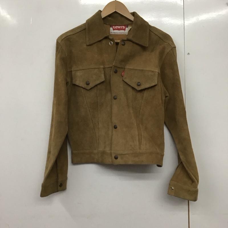 リーバイス Levi s ジャケット、上着 ジャケット、ブレザー レザージャケット ボタンジャケット アウター 99年 復刻 36 ロゴ、文字 ベージュ / ベージュ /  メンズ USED 古着 中古 10141656