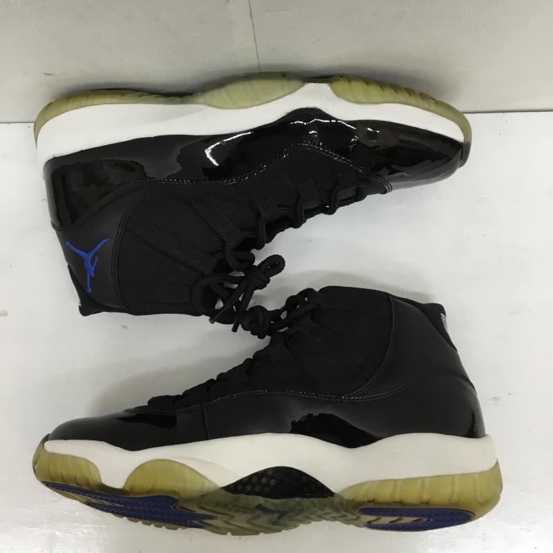 ナイキ NIKE スニーカー スニーカー 378037-041 NIKE AIR JORDAN 11 RETRO SPACE JAM 2009 ナイキ エアジョーダン11 レトロ  スペース ジャム 28.5cm ロゴ、文字 黒 / ブラック /  メンズ USED 古着 中古 10122747