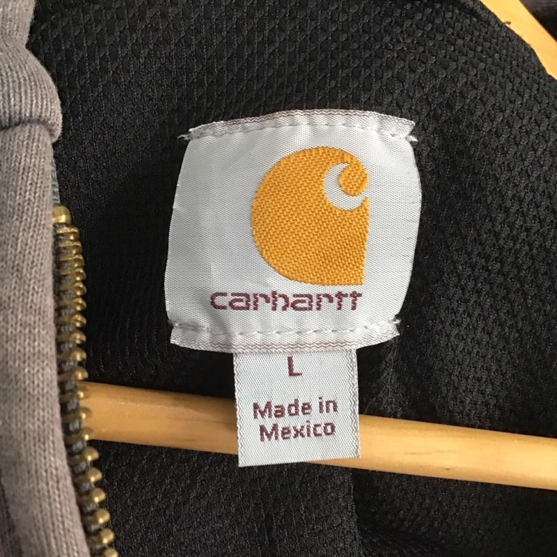カーハート Carhartt パーカー 長袖 ジップアップパーカー 長袖パーカー カジュアルジャケット スウェット L ロゴ、文字 マルチカラー / マルチカラー /  メンズ USED 古着 中古 10147757