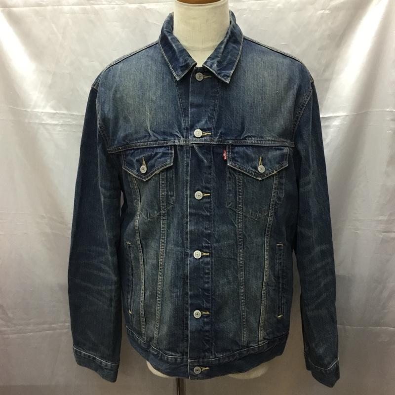 リーバイストラウスアンドコー Levi Strauss & co. ジャケット、上着 ジャケット、ブレザー デニムジャケット カラージャケット 長袖ジャケット Gジャン XL 無地 インディゴ / インディゴ /  メンズ USED 古着 中古 10112481