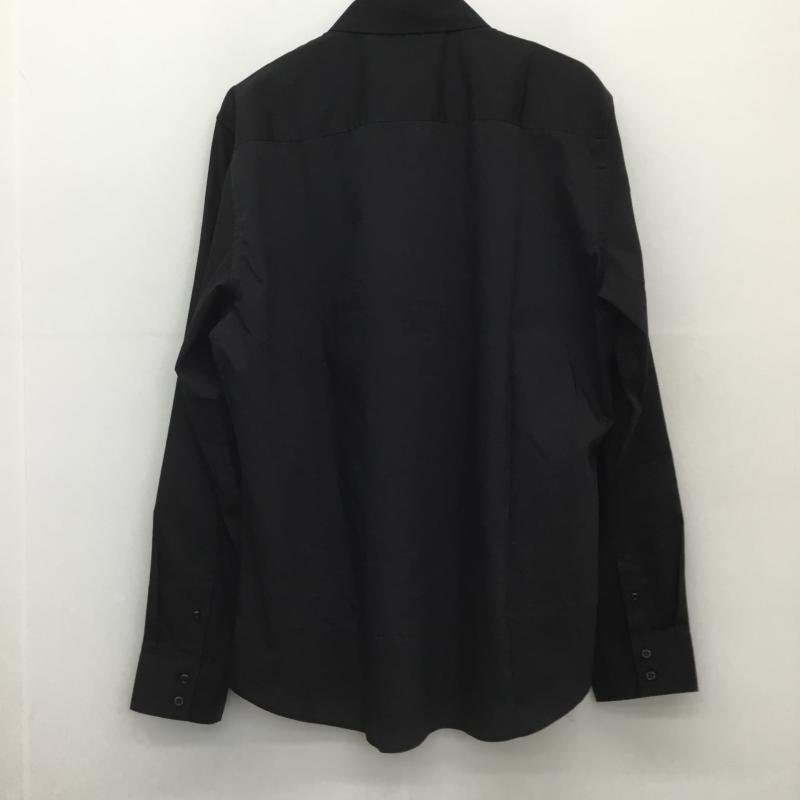 ゲス Guess シャツ、ブラウス 長袖 XL 無地 黒 / ブラック /  メンズ USED 古着 中古 10110369