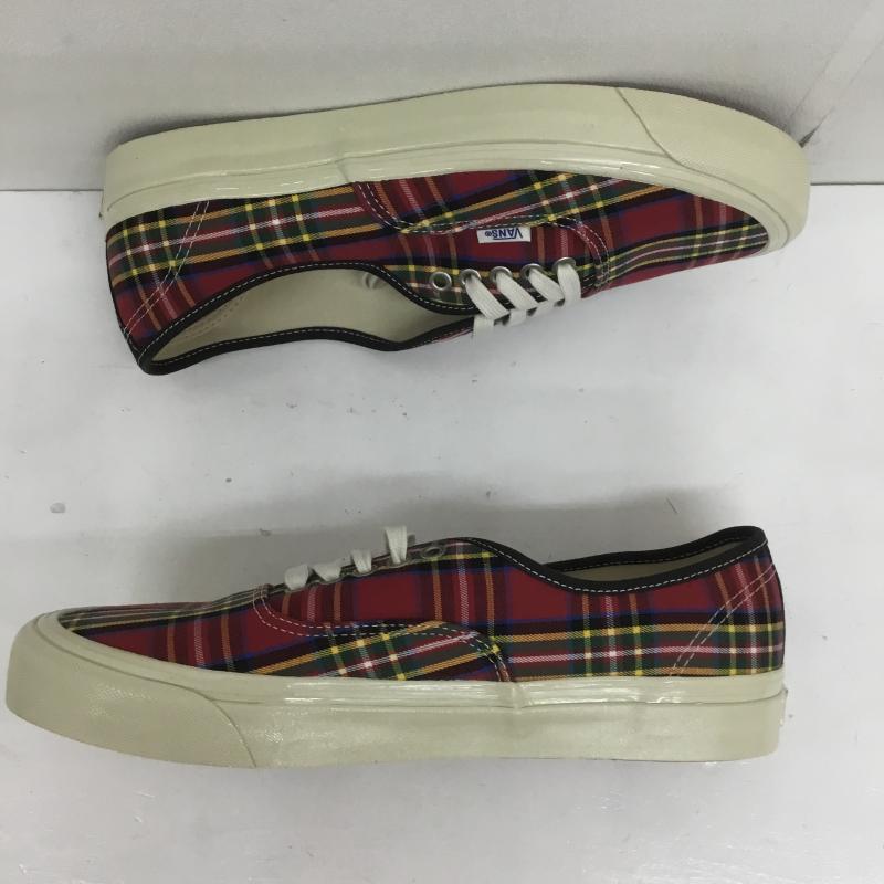 バンズ VANS スニーカー スニーカー VN0A5KX4RGR1 Authentic44D 28.5cm チェック 赤 / レッド /  メンズ USED 古着 中古 10109015