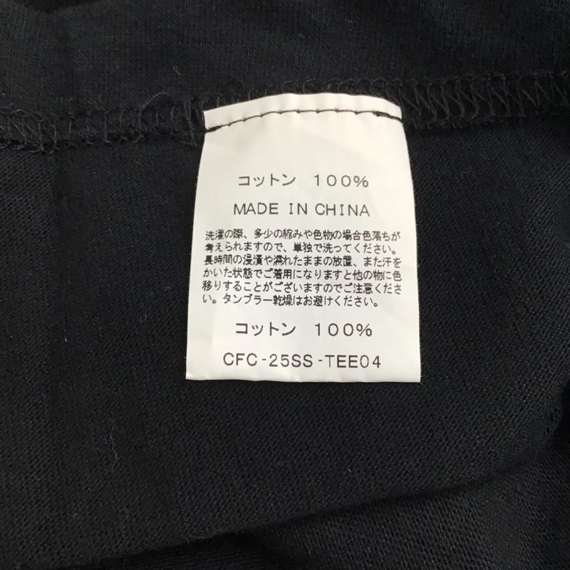 カオス フィッシング クラブ Chaos Fishing Club Tシャツ 半袖 半袖カットソー プリントTシャツ クルーネックカットソー L ロゴ、文字 黒 / ブラック /  メンズ USED 古着 中古 10147056