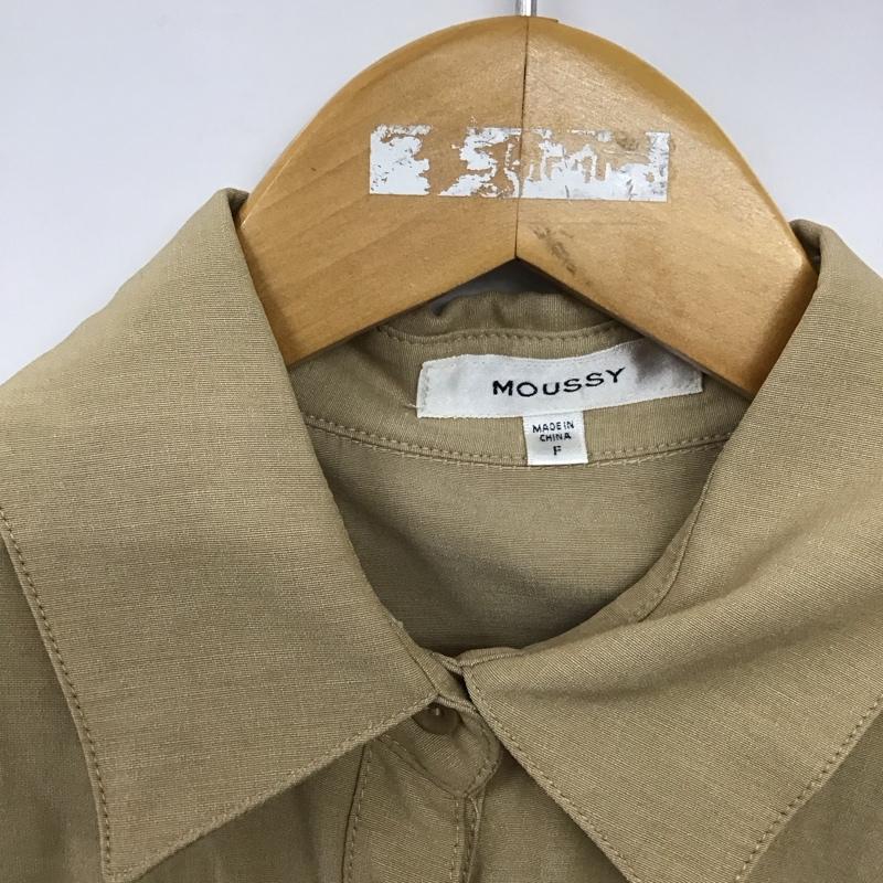 マウジー MOUSSY シャツ、ブラウス 長袖 010AAH30-7990 FREE 無地 ベージュ / ベージュ /  レディース USED 古着 中古 10131091