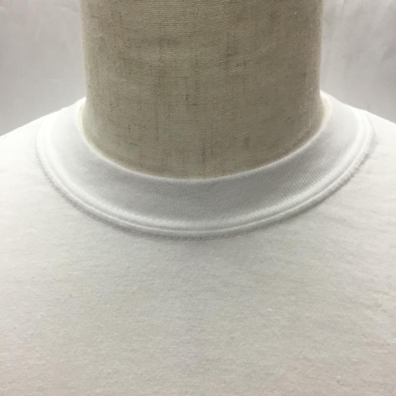 トゥデイエディション TODAY edition Tシャツ 半袖 半袖カットソー プリントTシャツ クルーネックカットソー M ロゴ、文字 白 / ホワイト /  メンズ USED 古着 中古 10112328