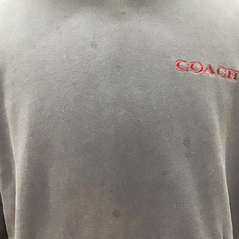 コーチ COACH パーカー 長袖 CP459 ニューイヤーフーディー ドラゴン 蓮羊 L ロゴ、文字 黒 / ブラック /  メンズ USED 古着 中古 10112392