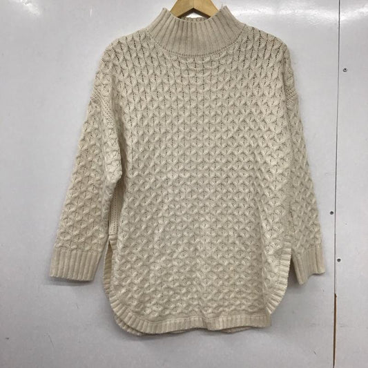 ビームス ハート BEAMS HEART ニット、セーター 長袖 無地 オフホワイト / オフホワイト /  レディース USED 古着 中古 10137390