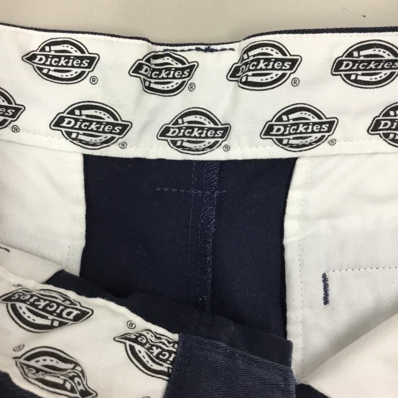 ディッキーズ Dickies パンツ デニム、ジーンズ dk006282 TCツイルストレッチクロップドパンツ7分丈 ワークパンツ 32インチ 無地 紺 / ネイビー /  メンズ USED 古着 中古 10118664