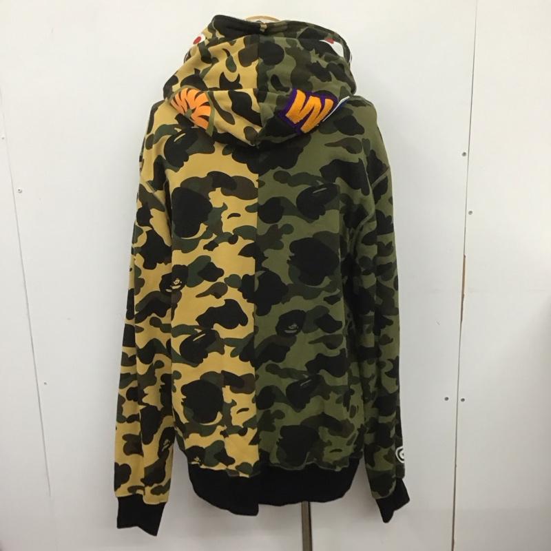 アベイシングエイプ A BATHING APE パーカー 長袖 ジップアップパーカー 長袖パーカー フード付きパーカー 長袖スウェット カモフラージュ柄・迷彩 マルチカラー / マルチカラー /  メンズ USED 古着 中古 10107412