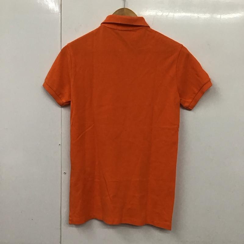 ポロバイラルフローレン Polo by RALPH LAUREN ポロシャツ 半袖 半袖ポロシャツ カラーシャツ 半袖カットソー XS ロゴ、文字 橙 / オレンジ /  メンズ USED 古着 中古 10130838
