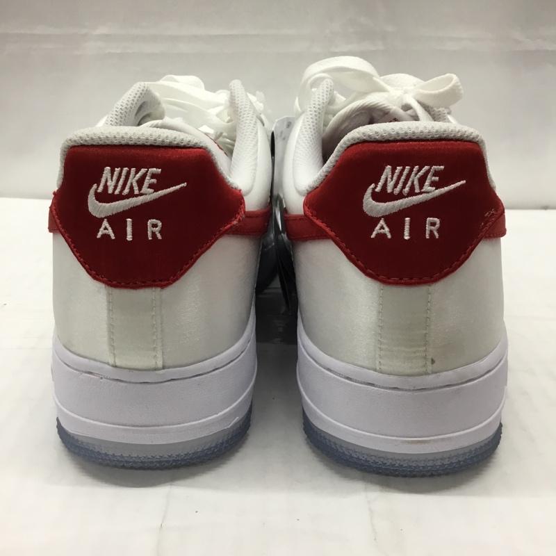 ナイキ NIKE スニーカー スニーカー DX6541-100 W AIR FORCE 1  07 ESS SNKR 27.5cm 27.5cm ロゴ、文字 白 / ホワイト / X 赤 / レッド /  メンズ USED 古着 中古 10109379