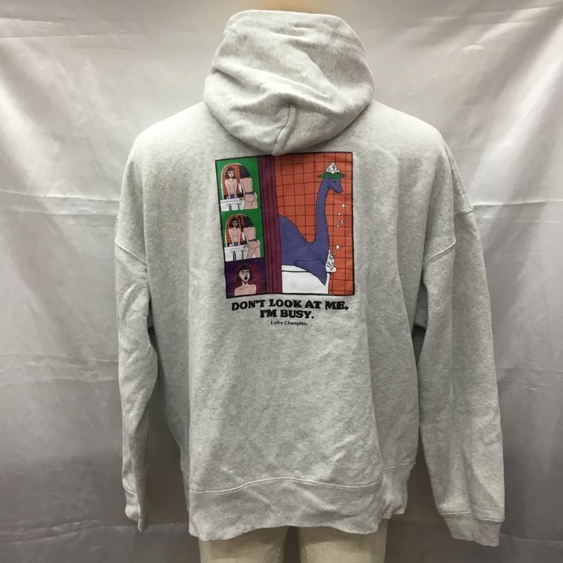 フリークスストア FREAK S STORE パーカー 長袖 長袖 M ロゴ、文字 灰 / グレー /  メンズ USED 古着 中古 10112473
