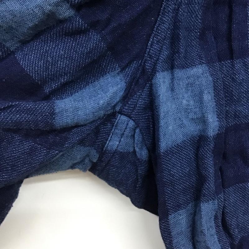 ガイジンメイド GAIJIN MADE パンツ ショートパンツ ハーフパンツ ショートパンツ カジュアルパンツ チェックパンツ 3 チェック 青 / ブルー /  メンズ USED 古着 中古 10106539