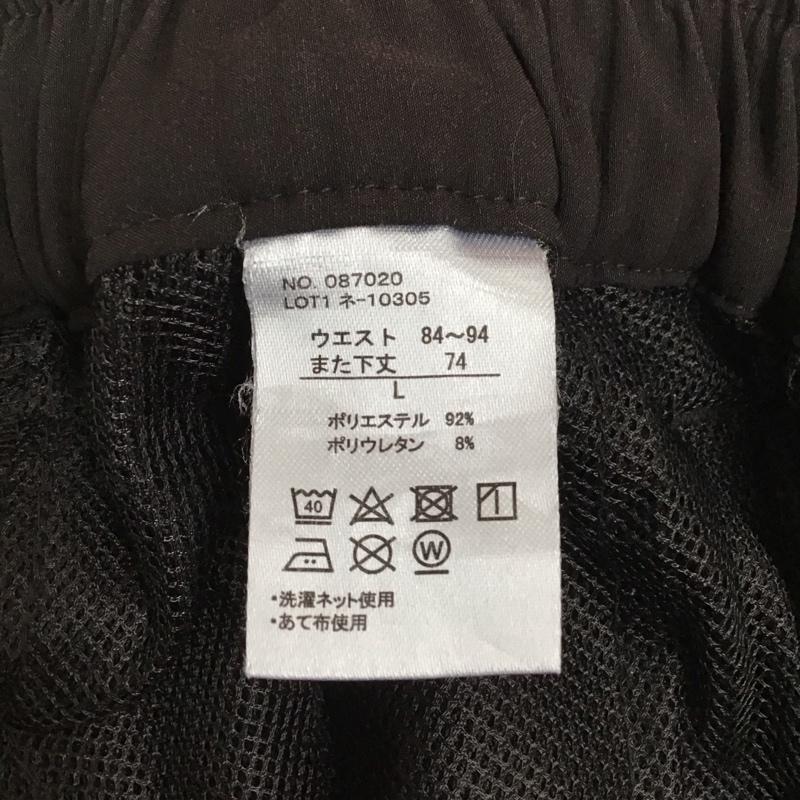 アウトドア OUTDOOR ボトムス ボトムス 087020 クライミングパンツ イージーパンツ L ロゴ、文字 黒 / ブラック /  メンズ USED 古着 中古 10117068