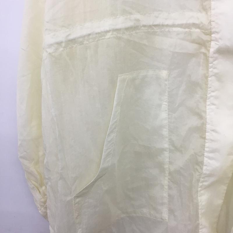 ダブルクローゼット w closet ジャケット、上着 ジャケット、ブレザー 343194 シアースノーパーカー ナイロンパーカー 無地 アイボリー / アイボリー /  レディース USED 古着 中古 10144700