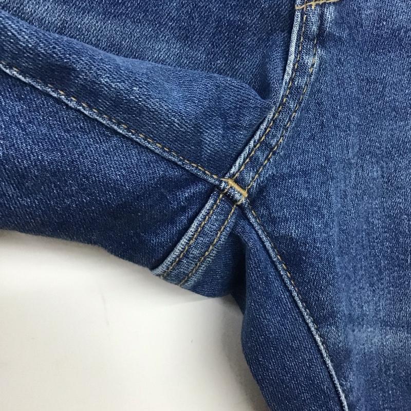 ジーユー GU パンツ デニム、ジーンズ 324h081b UNDERCOVER スリムダメージジーンズ Gパン ストレッチ M ダメージ加工 インディゴ / インディゴ /  メンズ USED 古着 中古 10140281